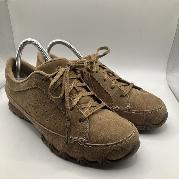 Skechers Shoes - NEW SKECHERS Shoe 8.5 BIKER RELAX FIT CONTAINED Suede LaceUp Comfort Sneaker (K)